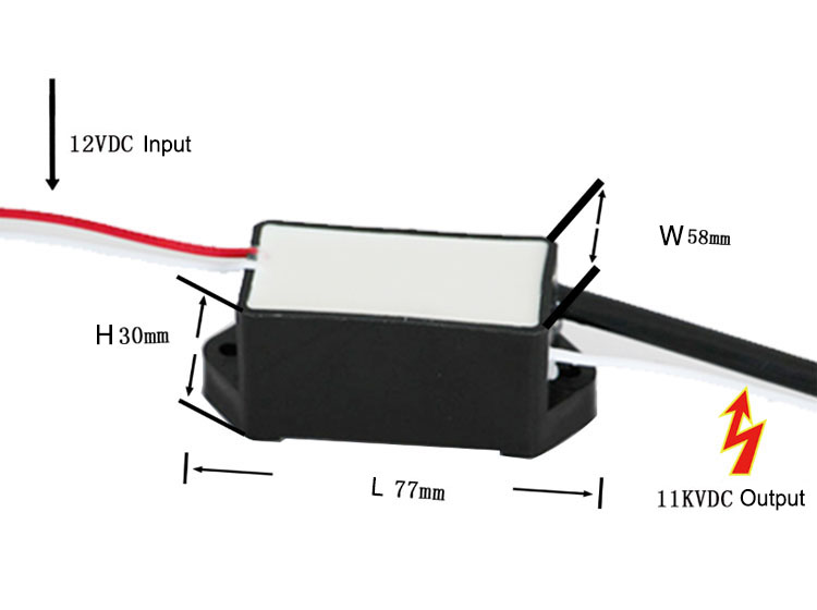 12V DC smoke sprayer igniter