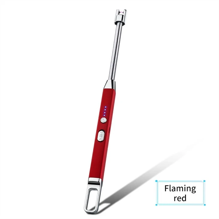 Spinning Long Stick Flameless Windproof Candles Usb Bbq Electric Single Arc Lighter